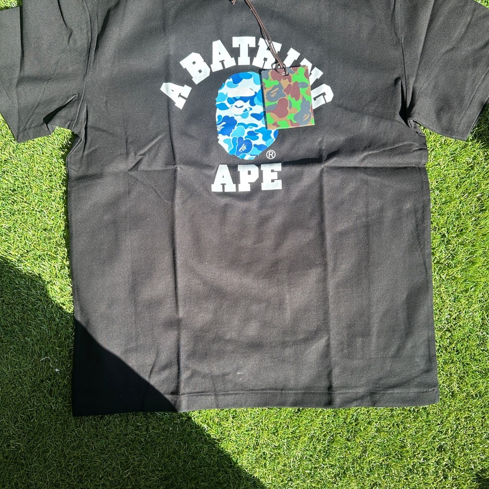 Bape t shirt blue camo